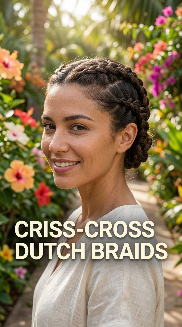 Criss-Cross Dutch Braids