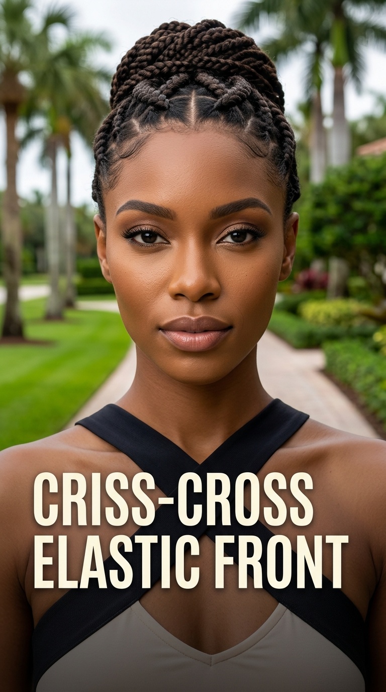 Criss-Cross Elastic Front