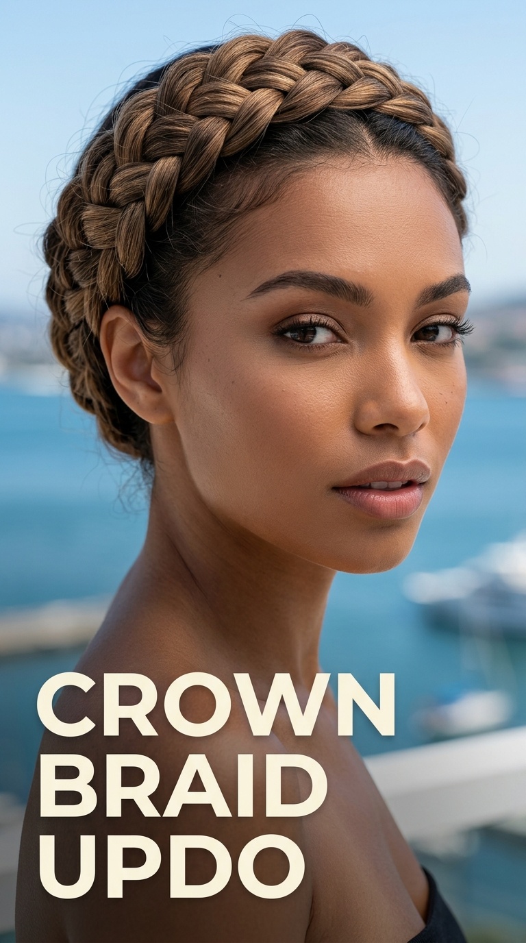Crown Braid Updo