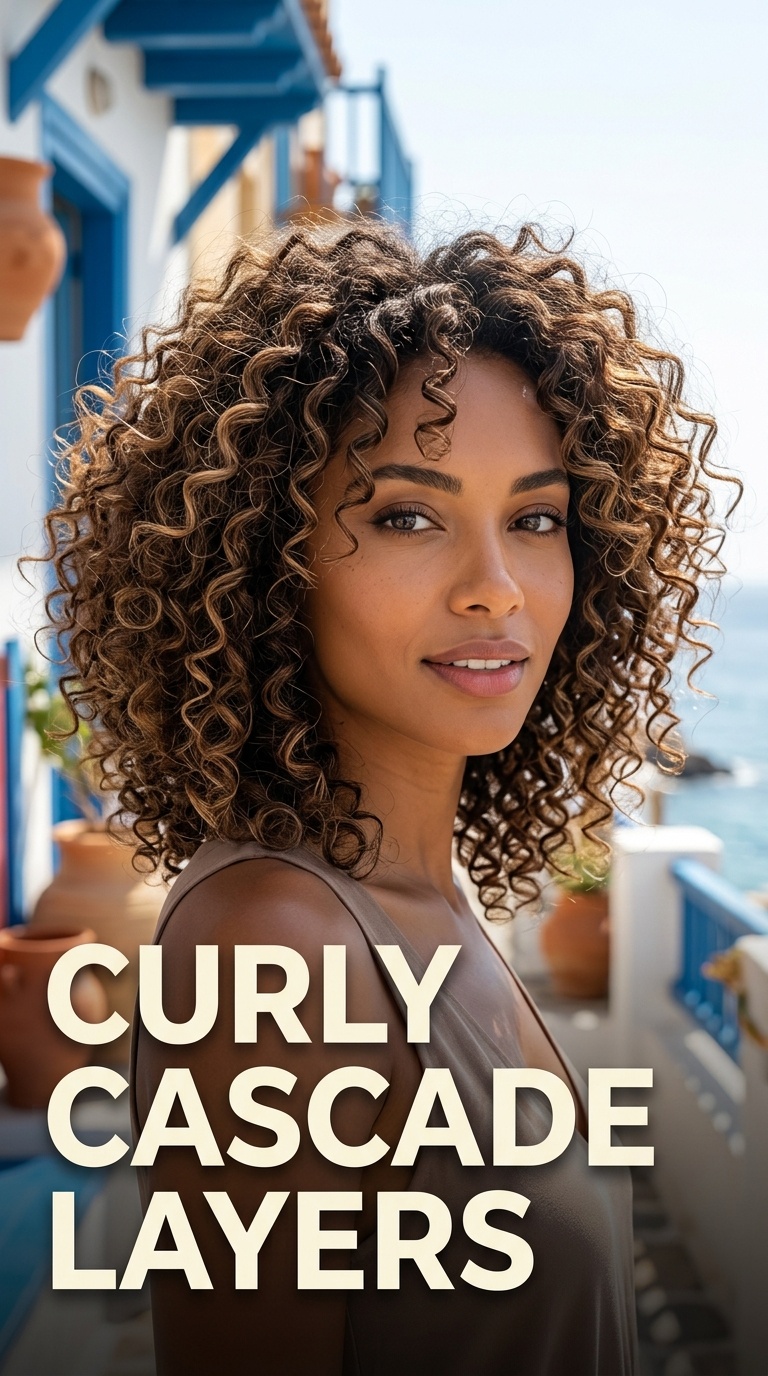Curly Cascade Layers