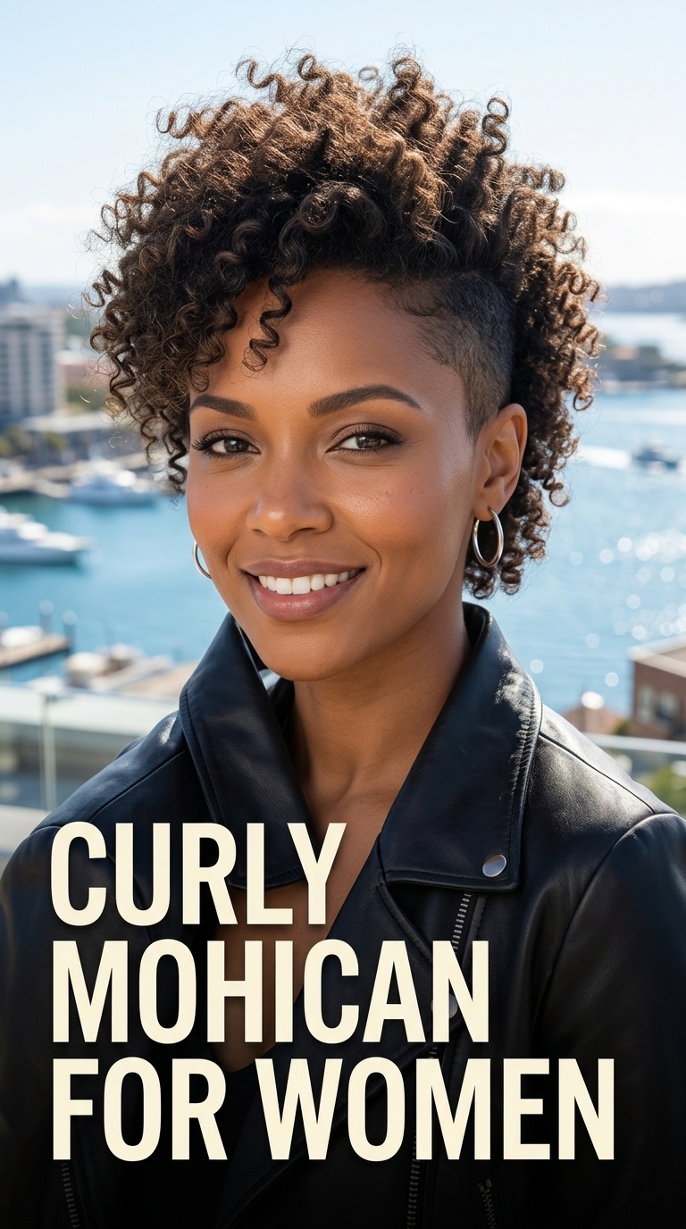 Curly Mohican for Women