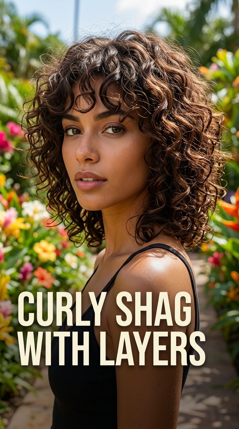Curly Shag with Layers