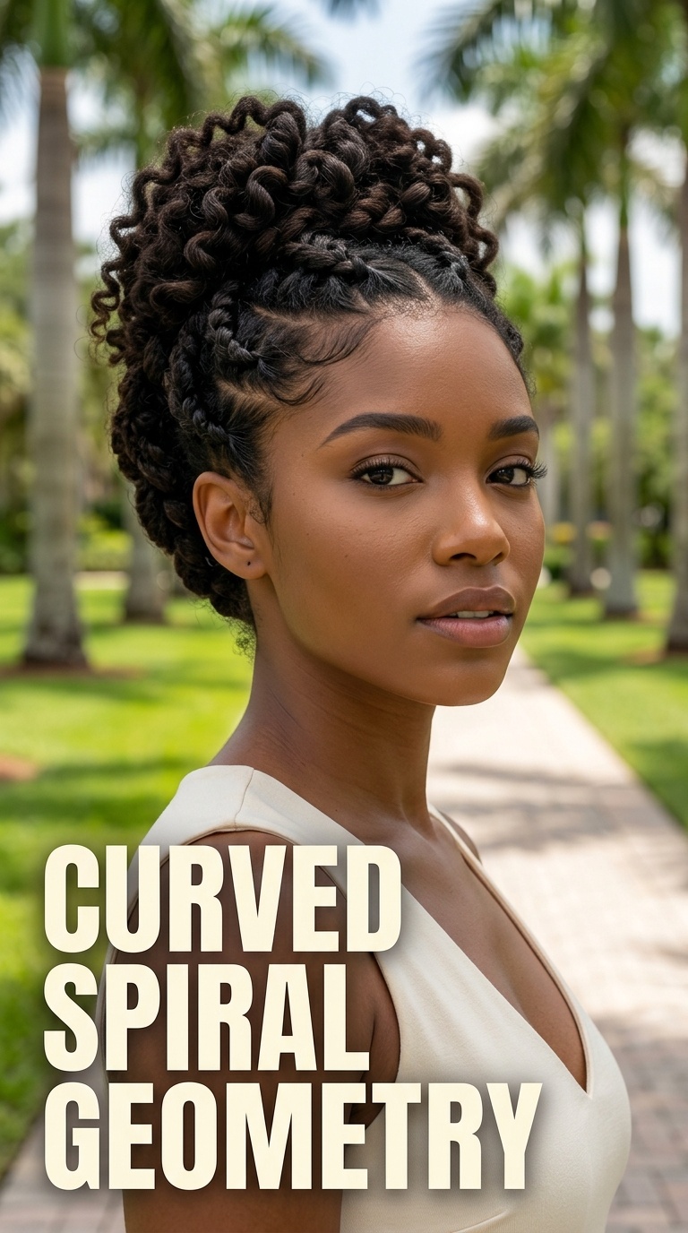 Curved Spiral Geometry