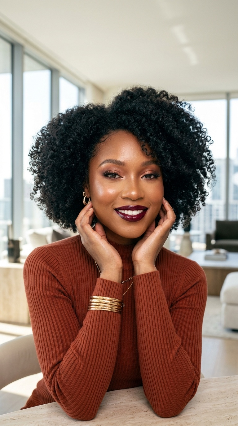 Dark Berry Lip Birthday Makeup