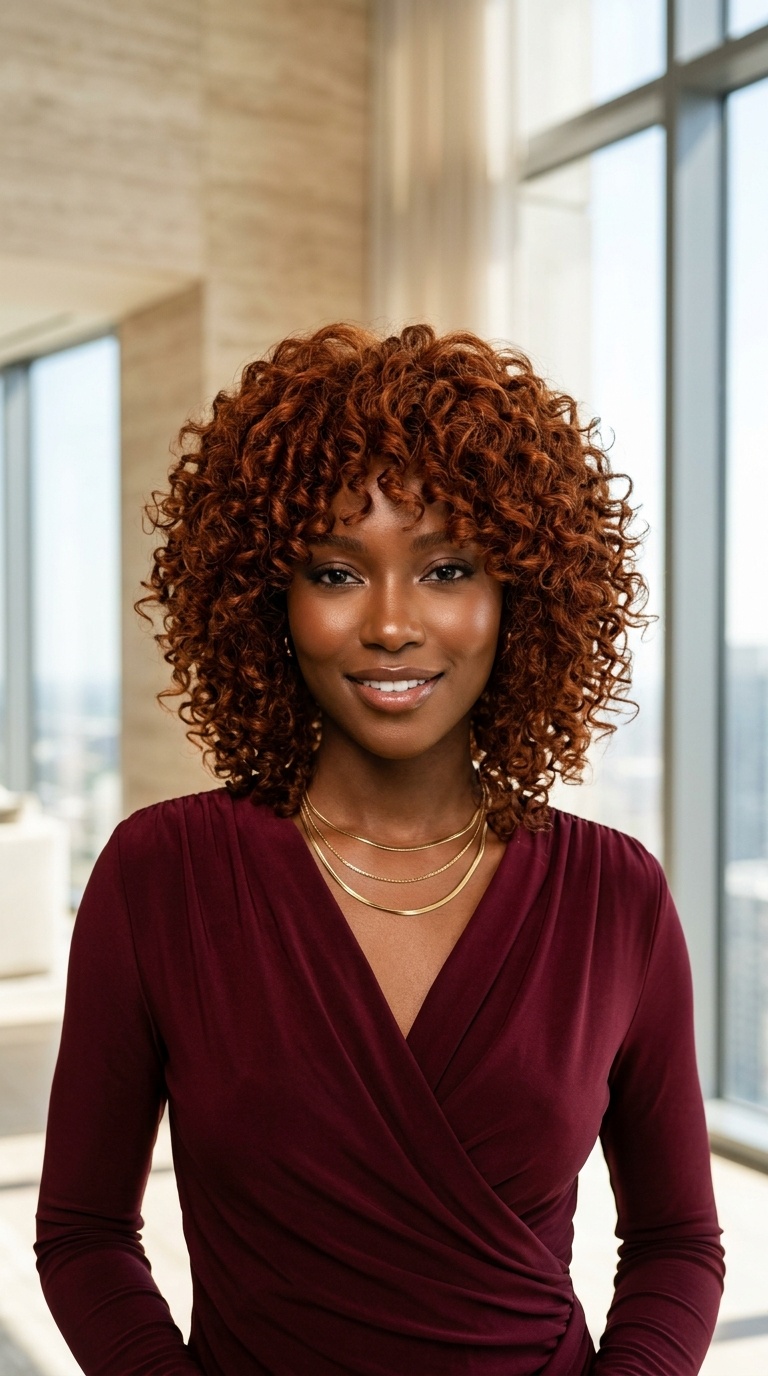 Dark Ginger Hair On Melanin