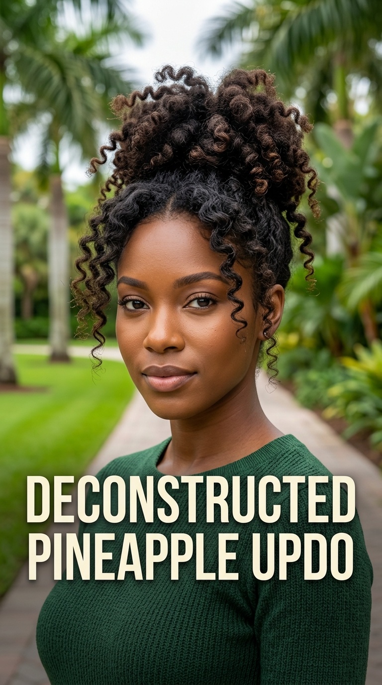 Deconstructed Pineapple Updo