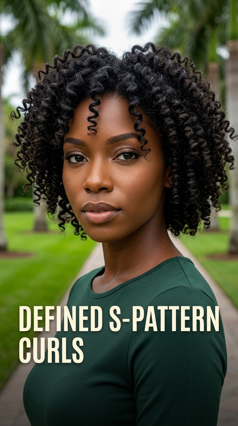Defined S-Pattern Curls