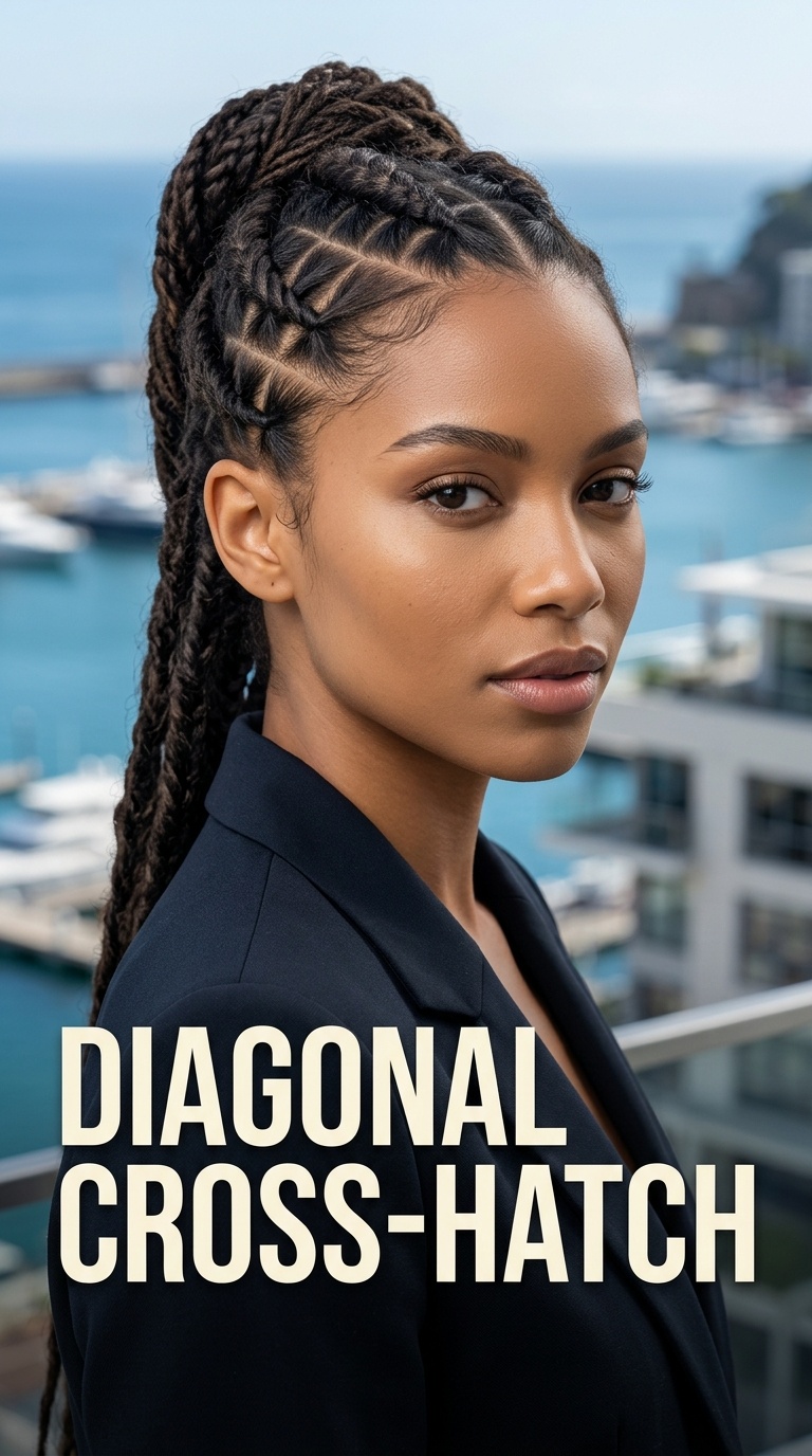 Diagonal Cross-Hatch