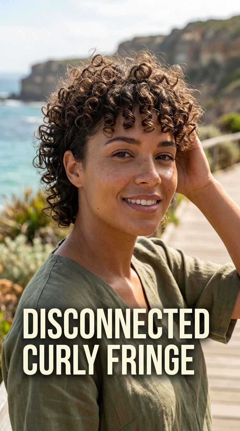 Disconnected Curly Fringe