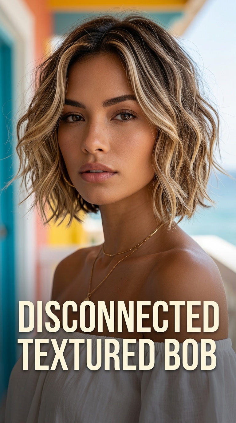 Disconnected Textured Bob