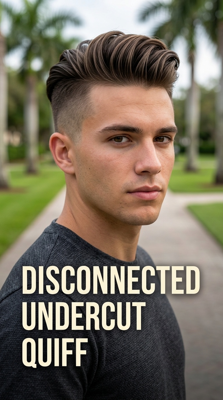 Disconnected Undercut Quiff