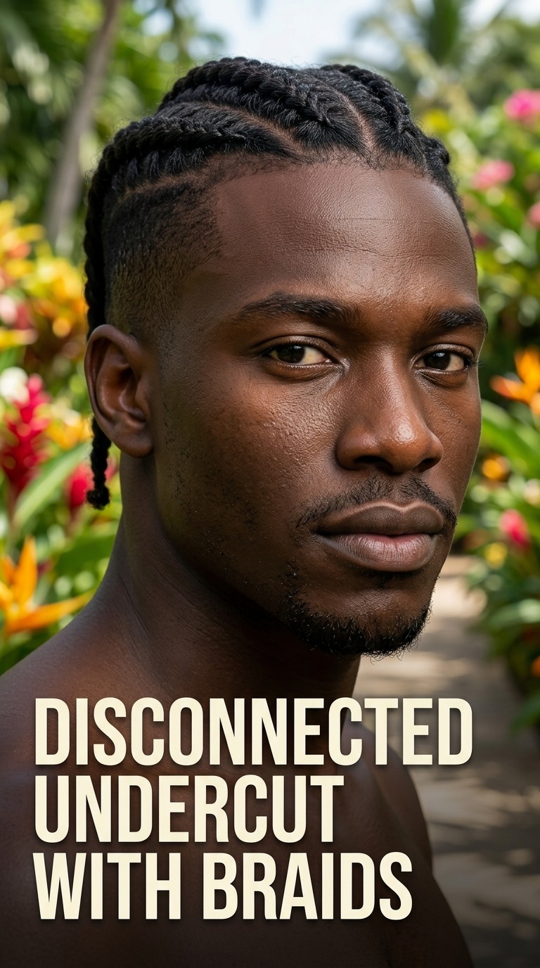 Disconnected Undercut with Braids