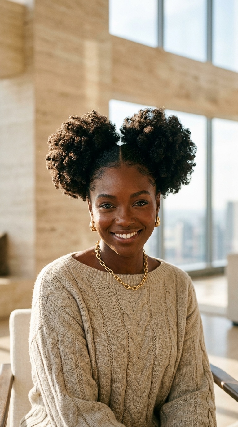 Double Puff 4c Natural Hair