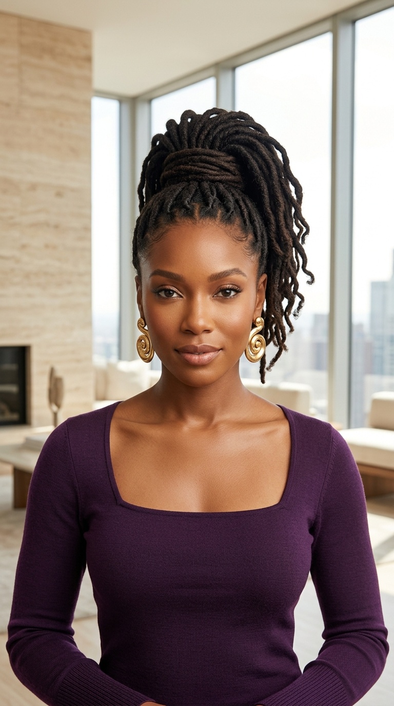 Dreadlock Ponytail Styles For Women