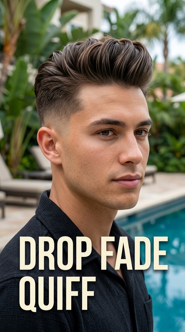 Drop Fade Quiff