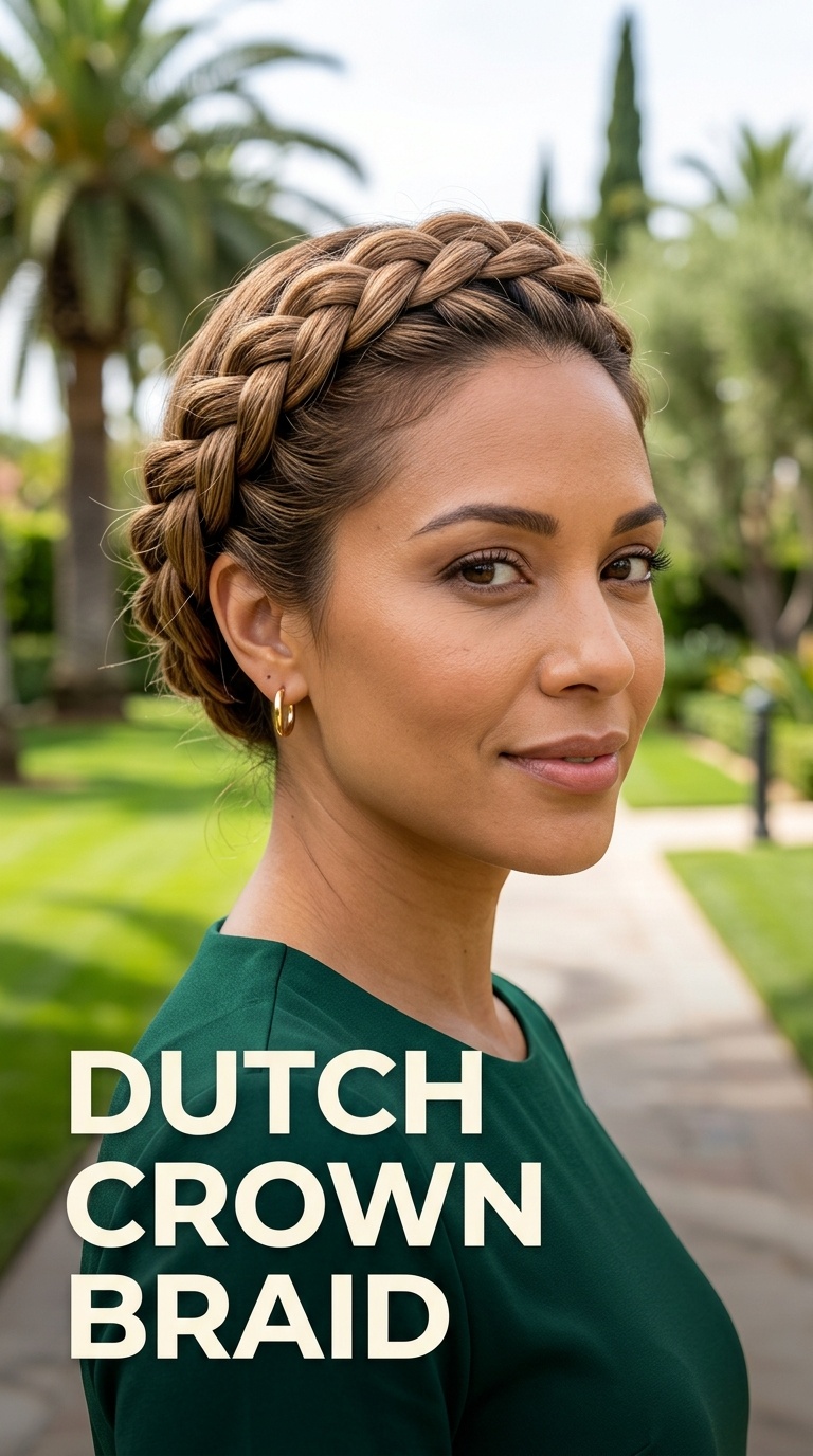 Dutch Crown Braid