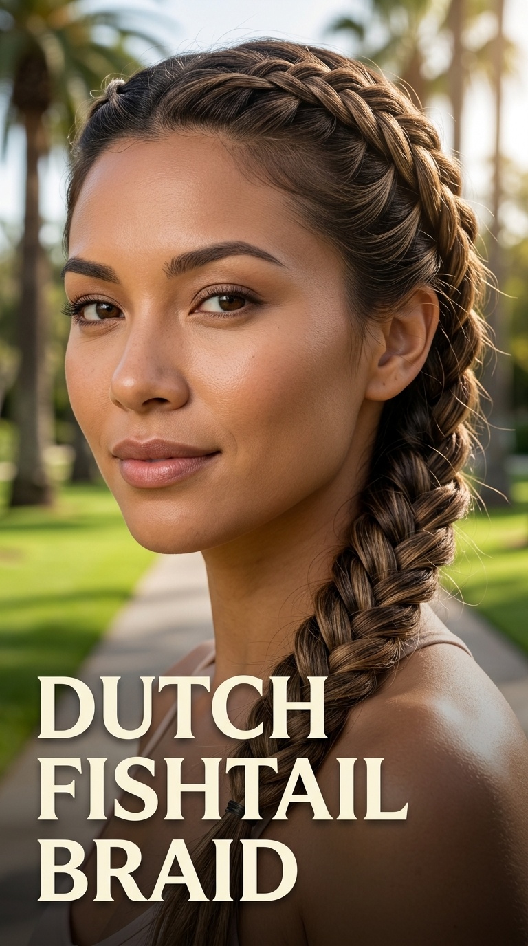 Dutch Fishtail Braid