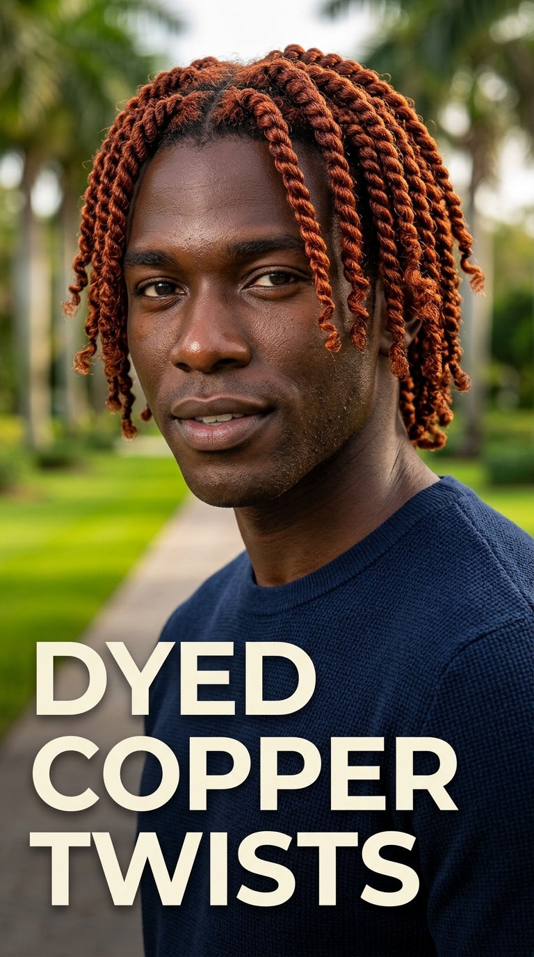 Dyed Copper Twists