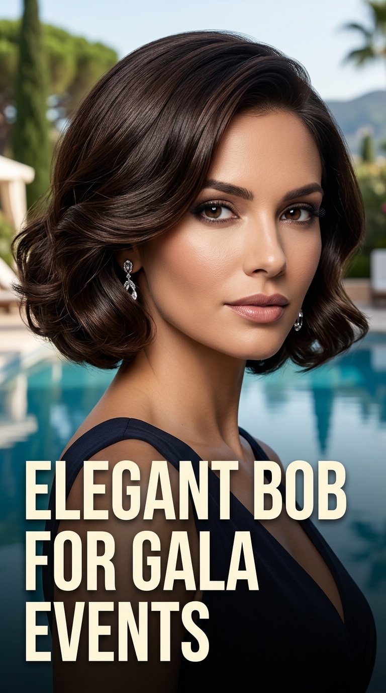 Elegant Bob for Gala Events