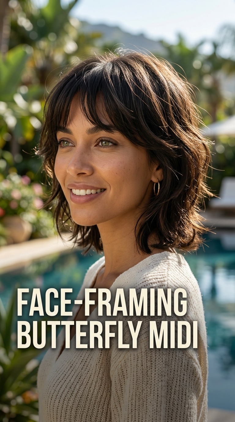Face-Framing Butterfly Midi