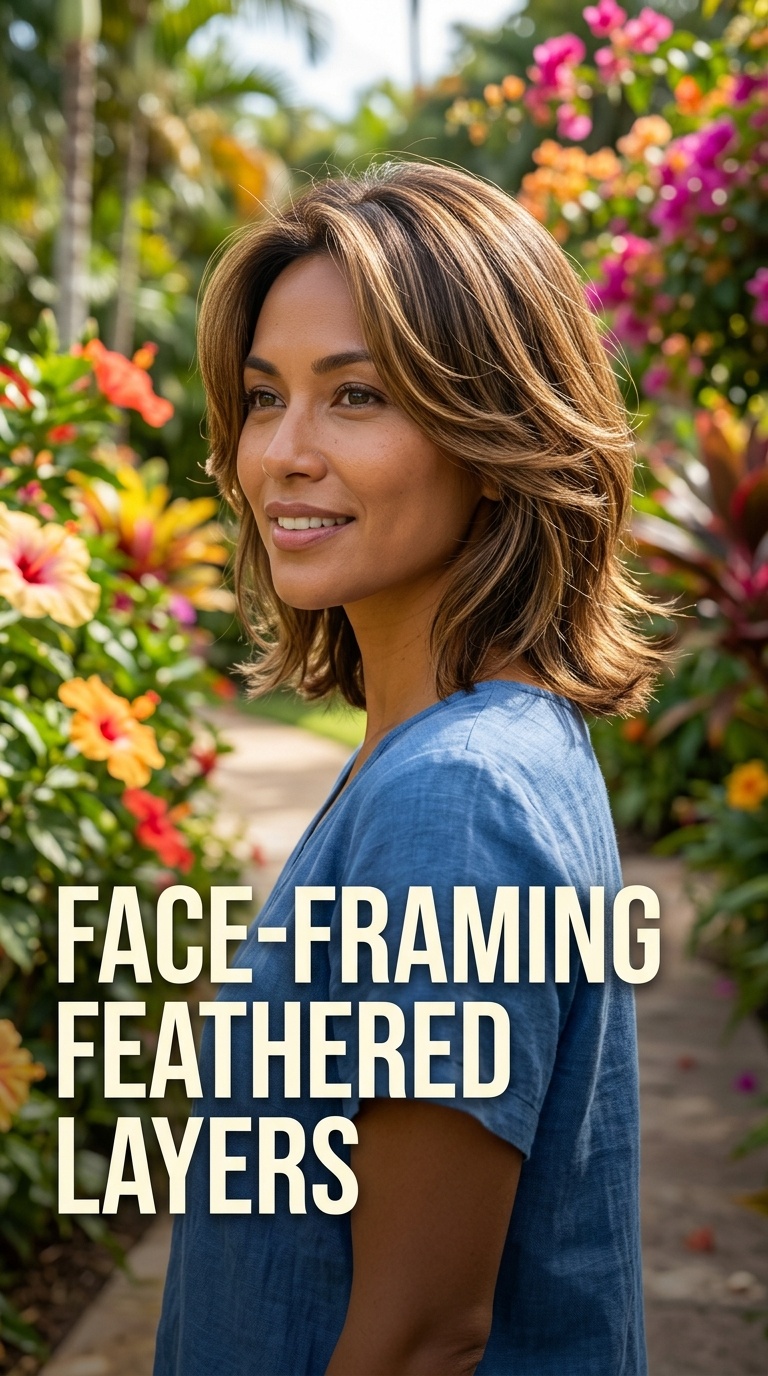 Face-Framing Feathered Layers