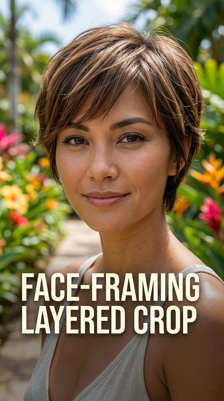 Face-Framing Layered Crop