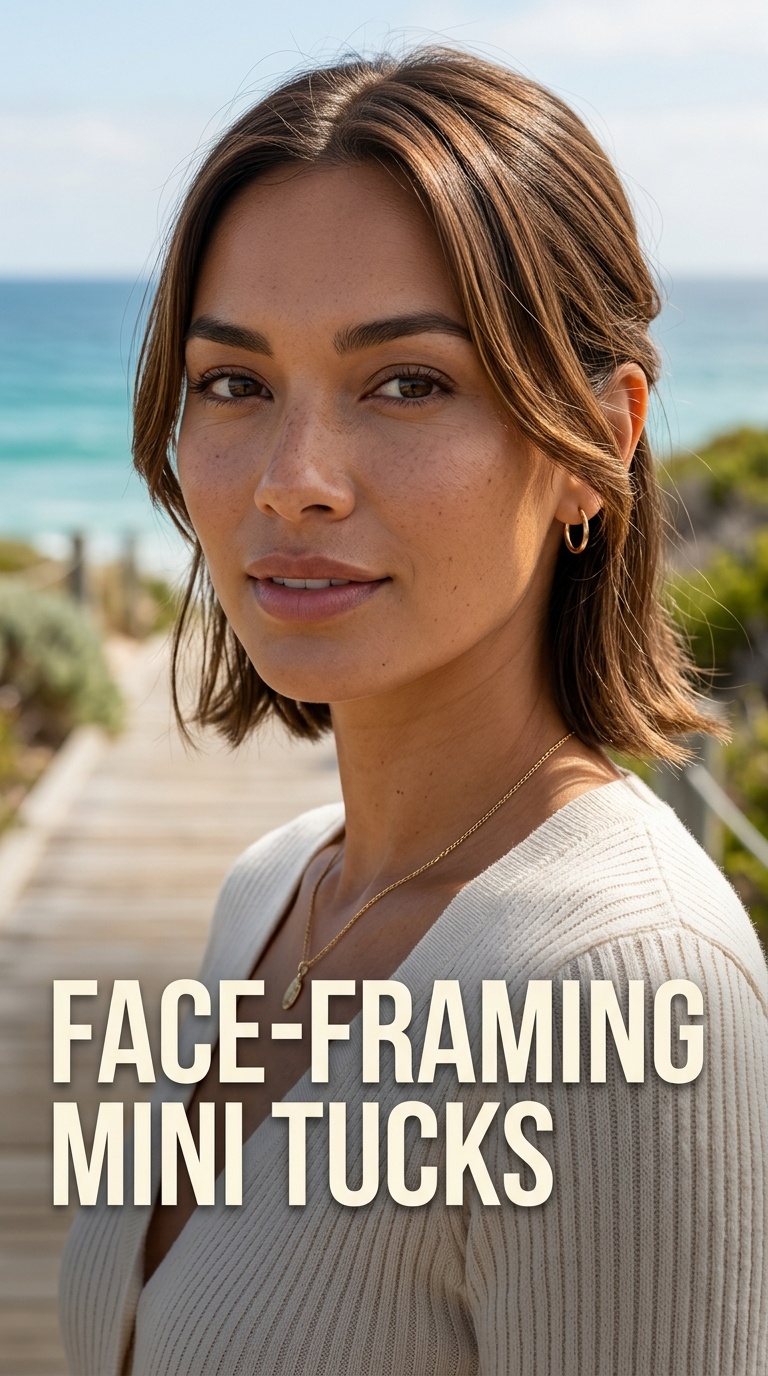 Face-Framing Mini Tucks