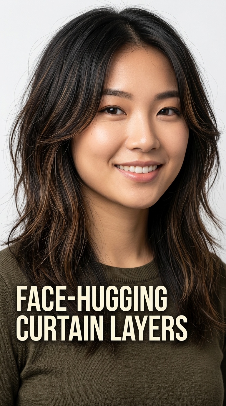 Face-Hugging Curtain Layers