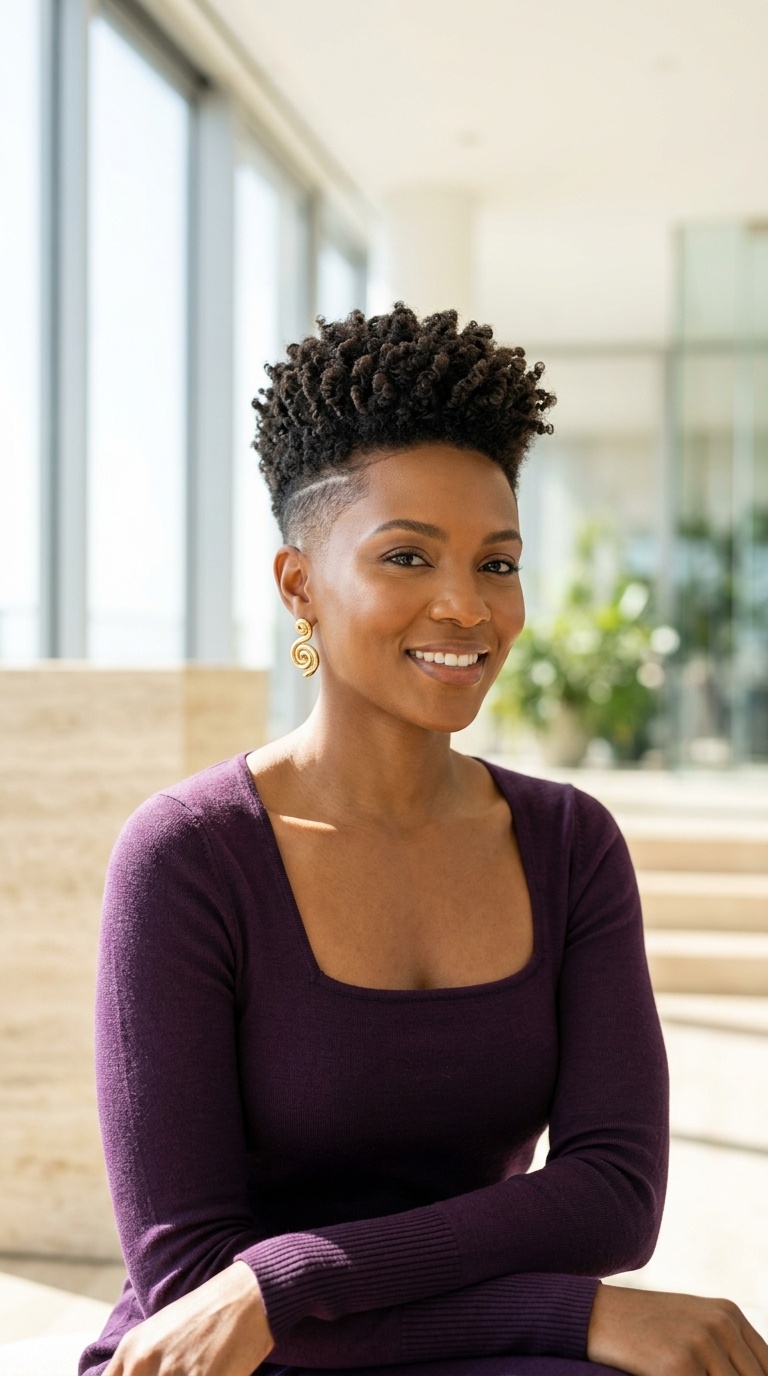 Fade Haircut For Black Women