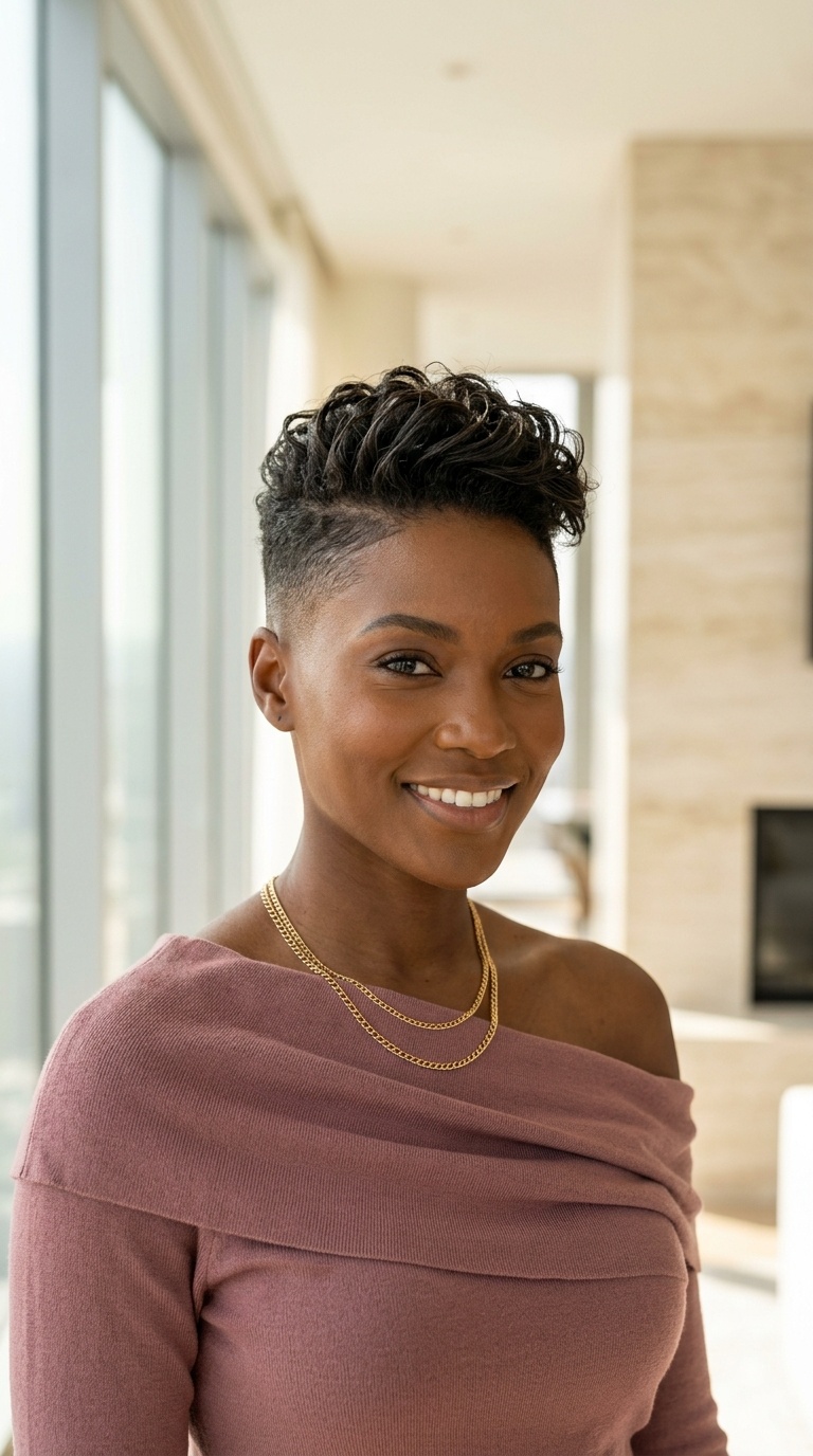 Fade Haircut For Black Women
