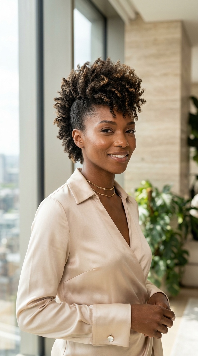 Faux Hawk For Black Women