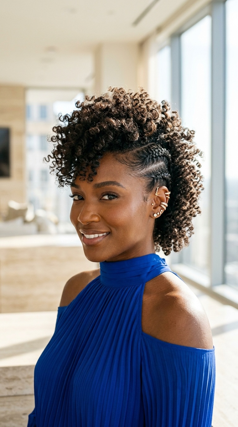 Faux Hawk Hairstyles Black Women