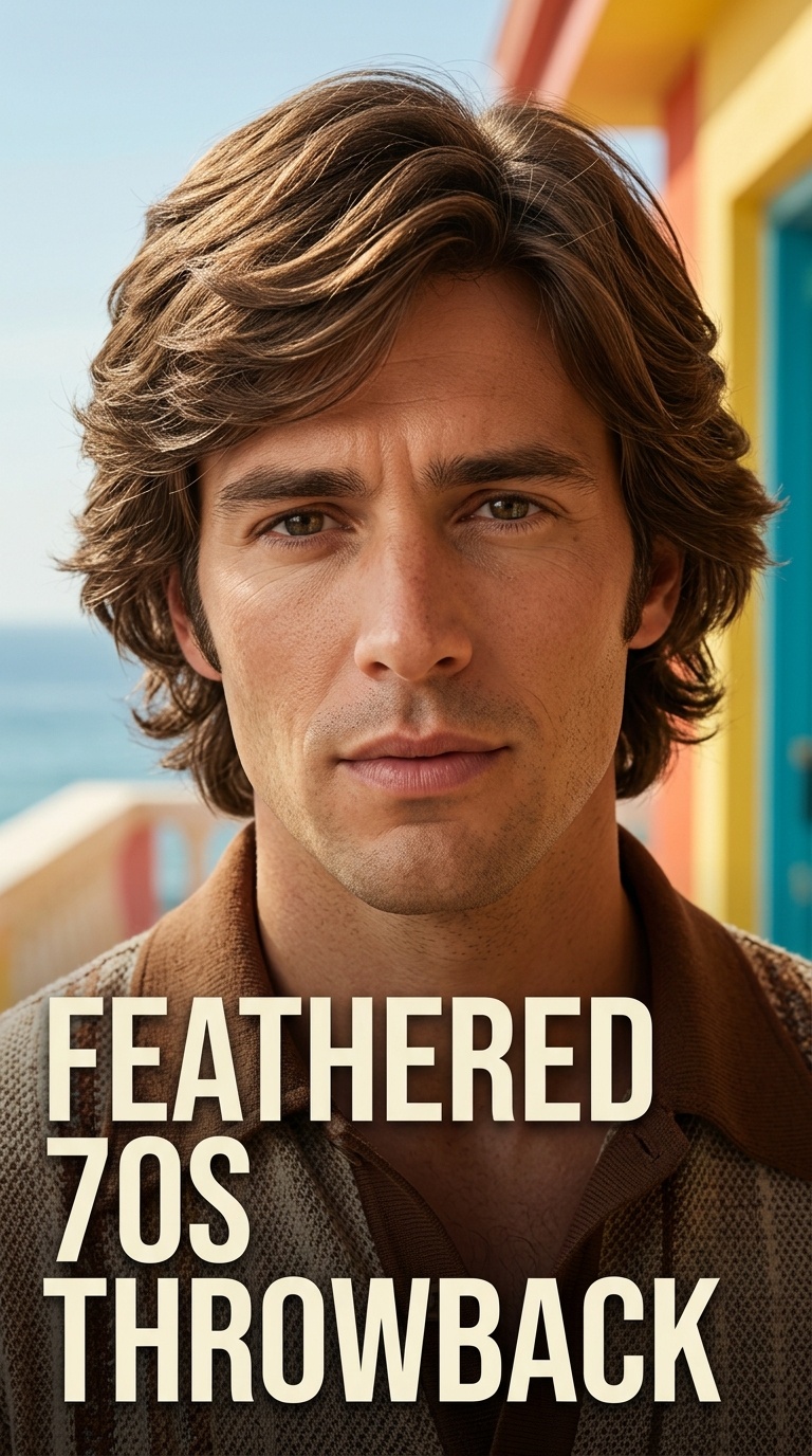 Feathered 70s Throwback