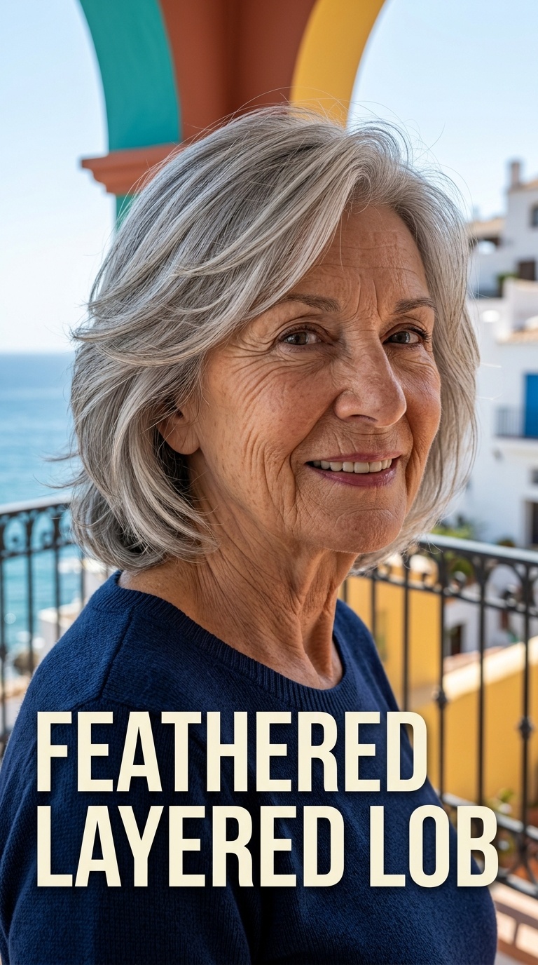 Feathered Layered Lob