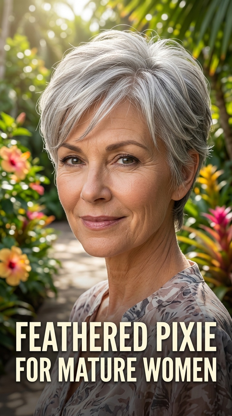 Feathered Pixie for Mature Women