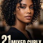 21 Mixed Curly Hair Styles with Defined Texture