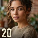 20 Curly Messy Bun Ideas with Soft Loose Strands