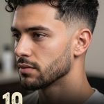 19 Short Curly Guy Hairstyles with Clean Tapered Fades