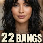 22 Bangs Hairstyles with Wispy and Curtain Fringe Ideas