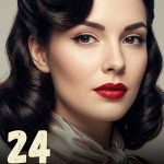 24 1950s Hairstyles with Vintage Curls and Pin-Up Polish