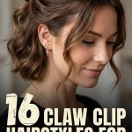 16 Claw Clip Hairstyles for Quick Casual Everyday Updos