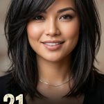 21 Hairstyles for Round Faces That Slim and Elongate
