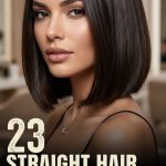 23 Straight Hair Hairstyles with Sleek Glossy Finishes