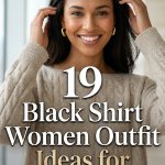19 Black Shirt Women Outfit Ideas for Any Occasion