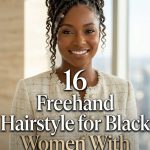 16 Freehand Hairstyle for Black Women With Creative Designs