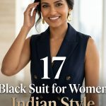 17 Black Suit for Women Indian Style Outfit Ideas