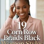 19 Corn Row Braids Black Women Styles for Clean Lines