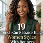 19 French Curls Braids Black Women Styles With Bounce