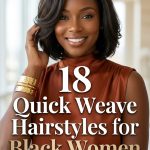 18 Quick Weave Hairstyles for Black Women for Fast Styling