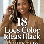 18 Locs Color Ideas Black Women to Add Dimension